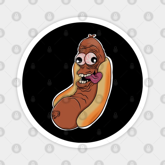 Weiner hot dog Magnet by wet_chicken_lip